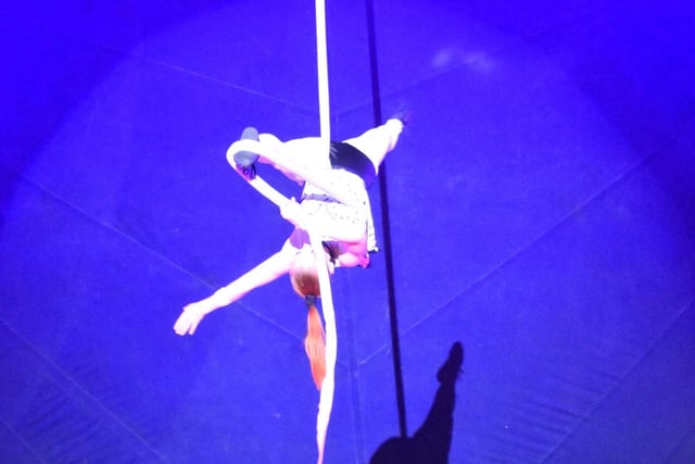 A breathtaking performance high up in the Big Top.