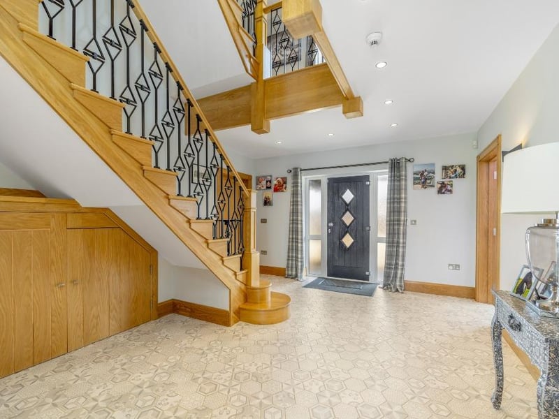 The entrance hall.