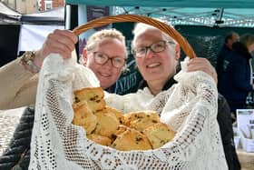 L-R Emma Cox and Sharon Morrison of Sharon's Traditional Scones, Market Rasen. Photo: David Dawson
