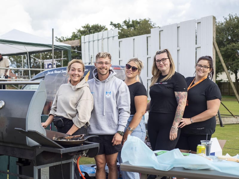 Members of the team (from left) Molly Overton, Tom Addison, Simone Law, Rebecca James, Jess Hughes