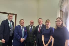 A photo posted on X, formerly known as Twitter, showed Jones and Gibson alongside MPs Richard Tice (Skegness and Boston), Sir John Hayes (South Holland and The Deepings), Victoria Atkins (Louth and Horncastle), and Caroline Johnson (Sleaford and North Hykeham).
