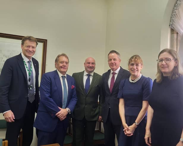 A photo posted on X, formerly known as Twitter, showed Jones and Gibson alongside MPs Richard Tice (Skegness and Boston), Sir John Hayes (South Holland and The Deepings), Victoria Atkins (Louth and Horncastle), and Caroline Johnson (Sleaford and North Hykeham).
