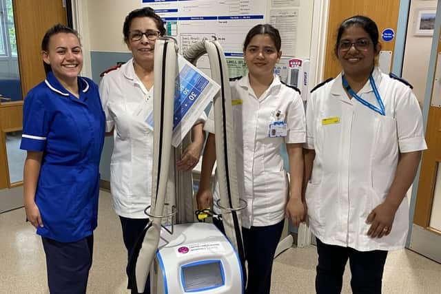 Members of the team from the Chemotherapy Suite at Pilgrim hospital