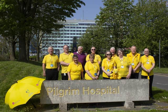 some of the volunteers at Pilgrim Hospital, Boston