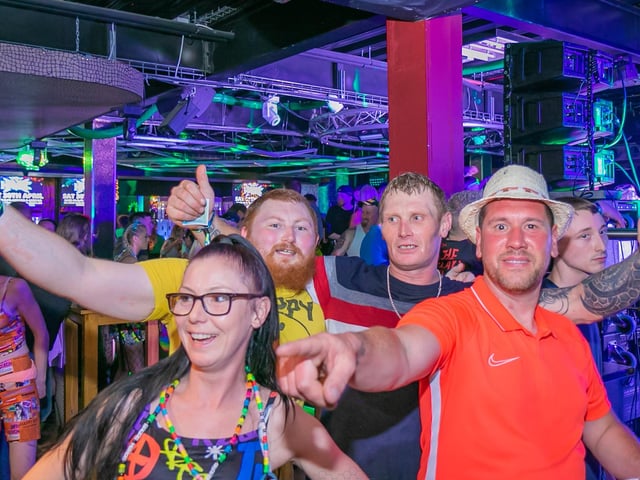 All night rave at the Hive in Skegness.