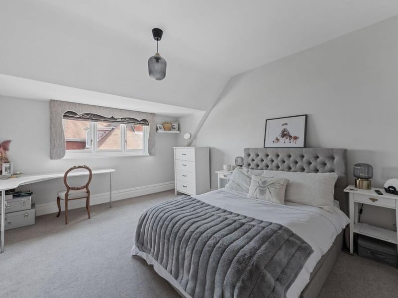 A second first-floor bedroom and ...