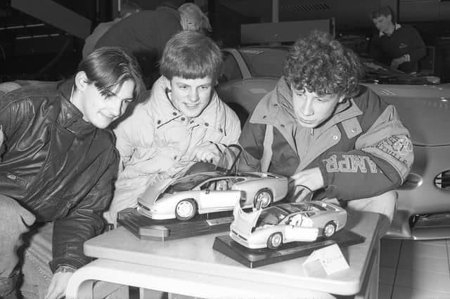 Lincolnshire Training Students John Batey, Carl Smith and Scott Lomaz take a look at some of the more affordable XJ220s.