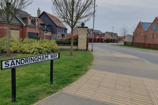 Police were called to Sandringham Way, in Sleaford to investigate a suspicious death.