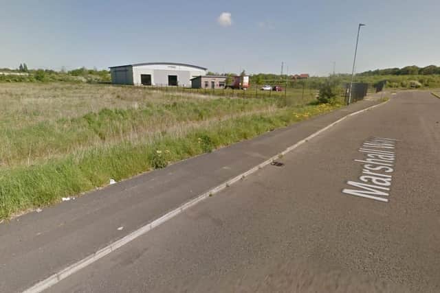 He has applied to build a mixed use building including office, studio space and storage on land off Marshalls Way.