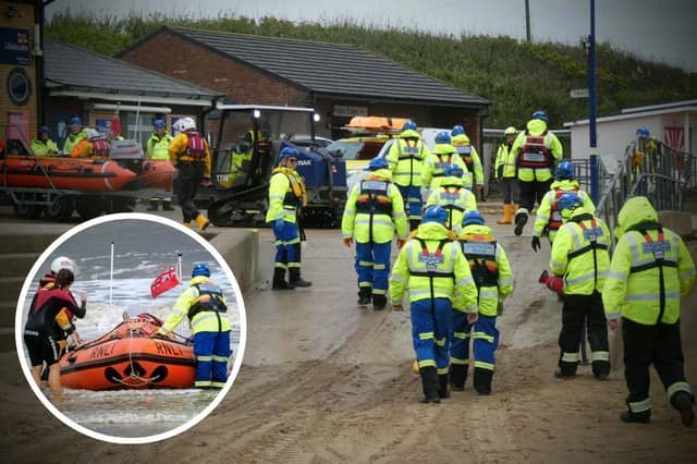 The multi-agency training operation took place along the Lincolnshire Coast