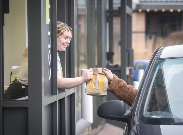 The drive-through