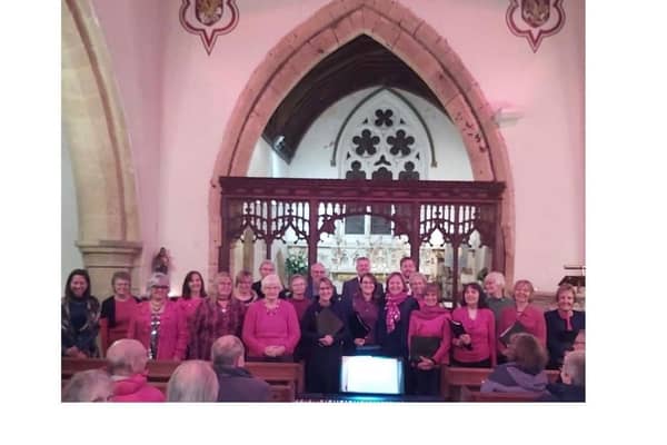 Claxby Community Choir at St Mary's Church, Claxby