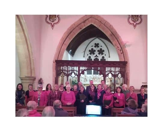 Claxby Community Choir at St Mary's Church, Claxby