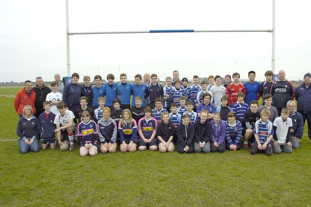 Pictured are youngsters who took part in a training open day at Boston Rugby Club 10 years ago. The event was part of a Rugby Football Association and Notts, Lincs and Derbyshire Rugby push to raise awareness of the Boardsides-based club.