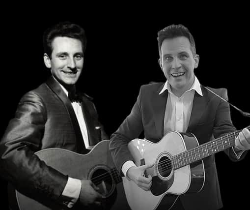 Top British jazz and blues musician Warren James, right, will be telling the Lonnie Donegan Story at Louth Jazz Club. Image: Warren James