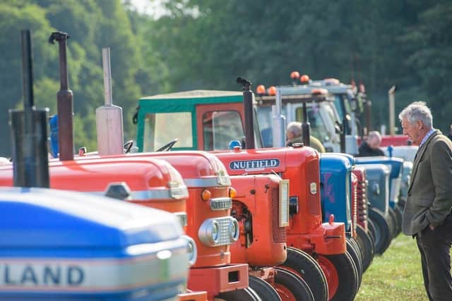 Vintage tractors at Revesby Country Fair