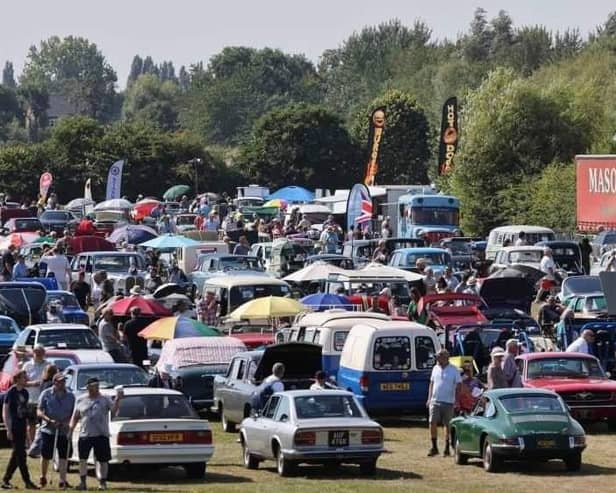 A snapshot from last year's Boston Classic Car Club Show.