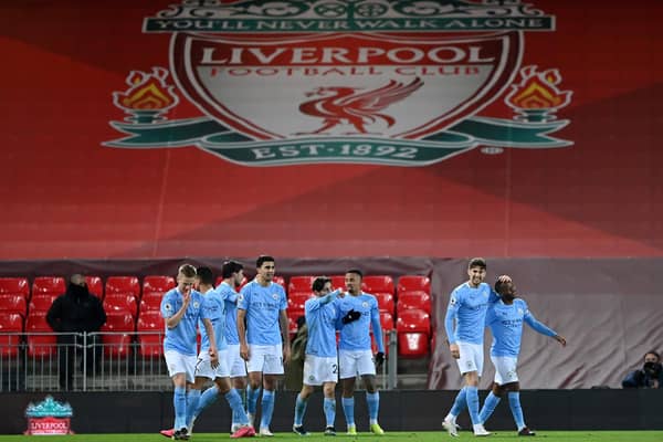 Champions Liverpool are now well off the pace after defeat to Man City  (Photo by Laurence Griffiths/Getty Images)