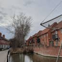 The Cut and The Sail sculpture. (File photo)
