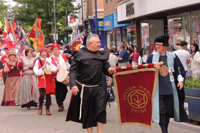 The procession in Strait Bargate.