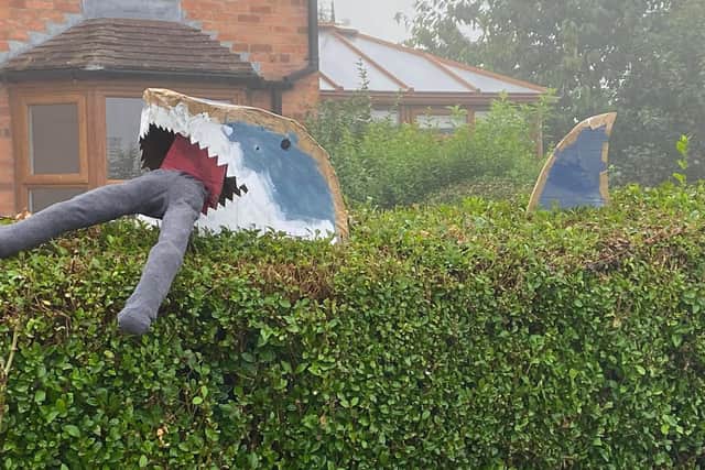 The Jaws scarecrow which took home several awards. Photo supplied