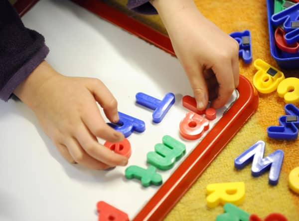 File photo dated 08/02/12 of a child playing. Parents in Northern Ireland are more reliant on family and friends for childcare than those in Ireland, a study has found. The research also indicates that a child's home environment has a greater influence on their development than their participation in early childhood education and care (ECEC). Issue date: Monday January 30, 2023.