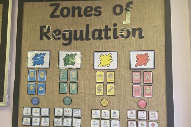 One of the displays at The Nest at Boston's Hawthorn Tree School.