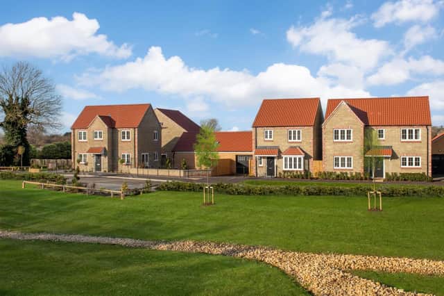 A street scene at Bellway’s The Willows development in Ancaster.