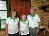 the winning Central rink, lead Anthea Hall, pin Marion Epton and skip Fred Epton