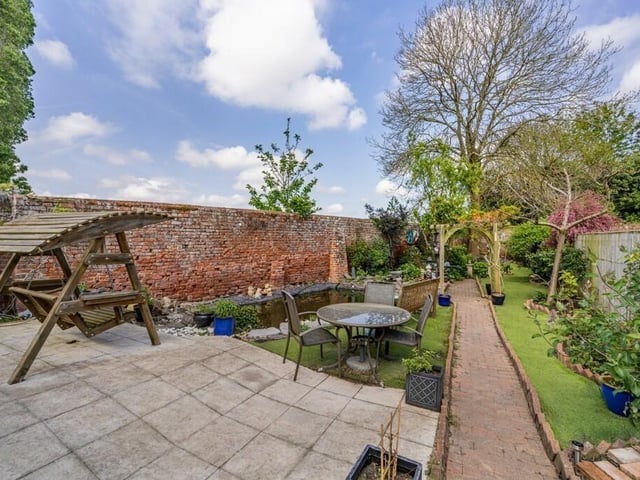 The annexe's private garden.