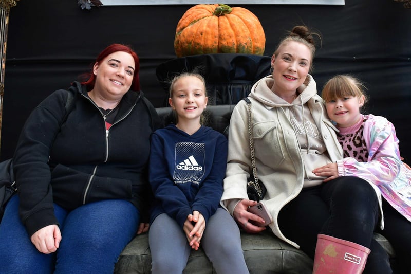 Pictured from left are Charlie Reeson, Lola Epton, Rebecca Bailey, and Milly Bailey.