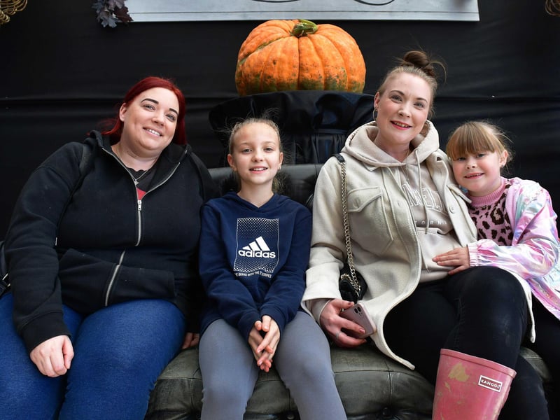 Pictured from left are Charlie Reeson, Lola Epton, Rebecca Bailey, and Milly Bailey.