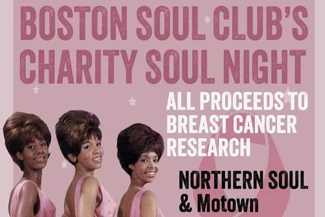 Coming to Boston's Conservative Club this Saturday (May 11), Boston Soul Club's charity soul night.