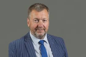 Coun Sean Matthews (Reform UK), the new leader of Lincolnshire County Council, who has confirmed he is against National Grid's plans for new electricity pylons and substations across the county.