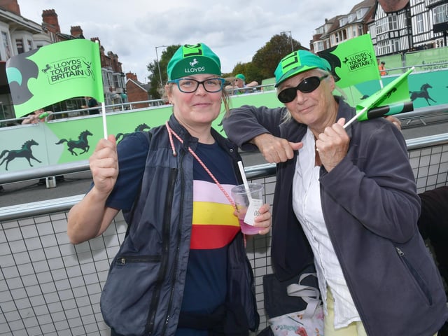 L-R Sue Bowers of Stockport and Marina Brumby, of Cornwall