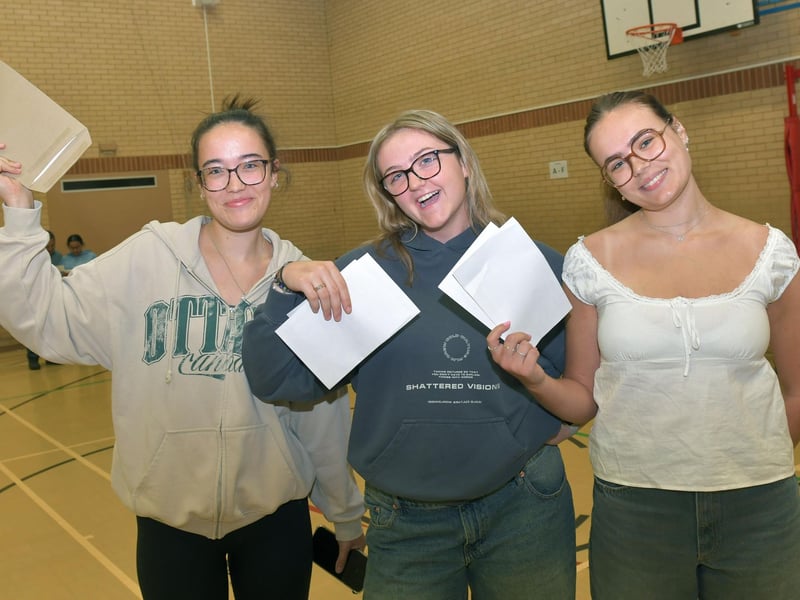 Pictured (from left) Lucie Maxwell, Jael Maw, and Hannah Woods.