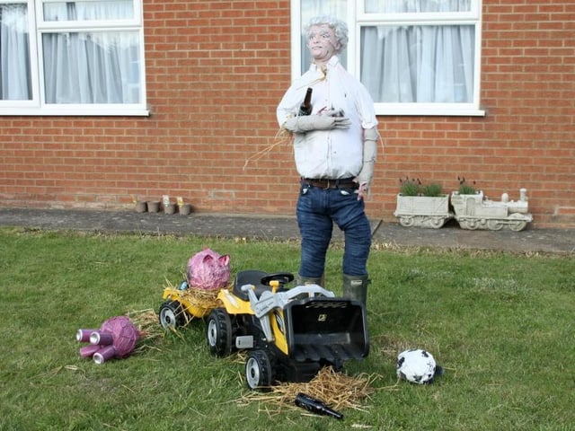 An agricultural scene.