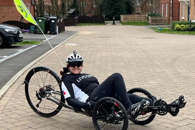 Martha is now training hard for the gruelling challenge