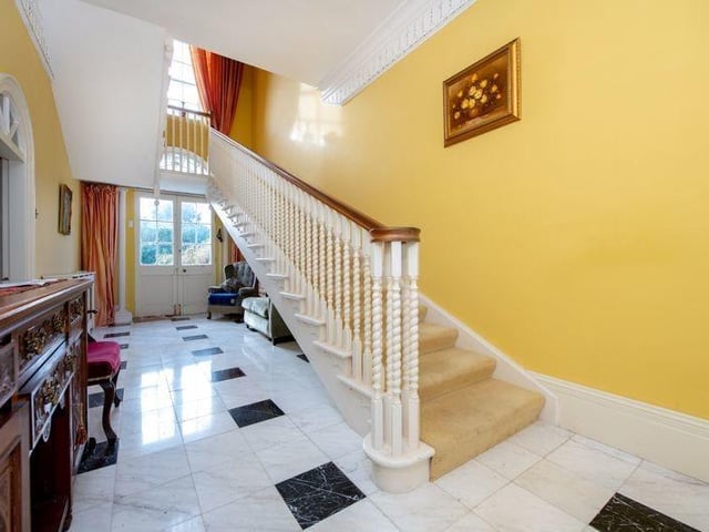 The entrance hall.