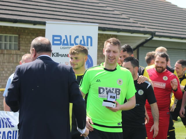 James Doughty with his winner's medal.