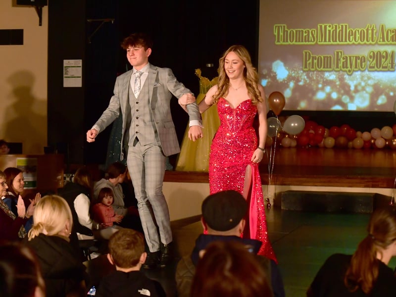 In addition to the catwalk showcase, the event featured a raffle.