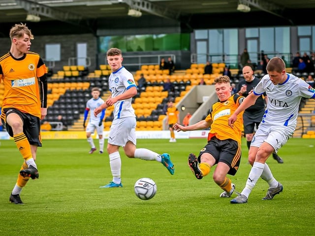 Boston United's U19s finished their National League Alliance campaign with a 5-2 defeat to Stockport County.