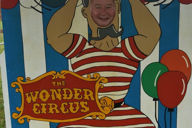 Clowning around - Mayor of Skegness Coun Pete Barry.