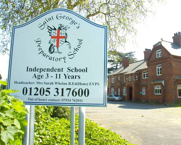 St George's Preparatory School, Boston. Library image.