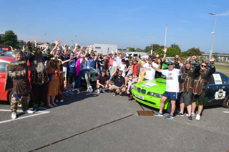 The Vikings Rally stopped off in Skegness on its tour of the county.