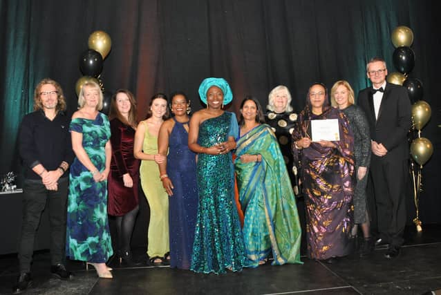 The Black and Asian Maternal Health Group with their award