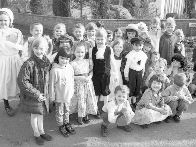 Junior school members taking part in the event.