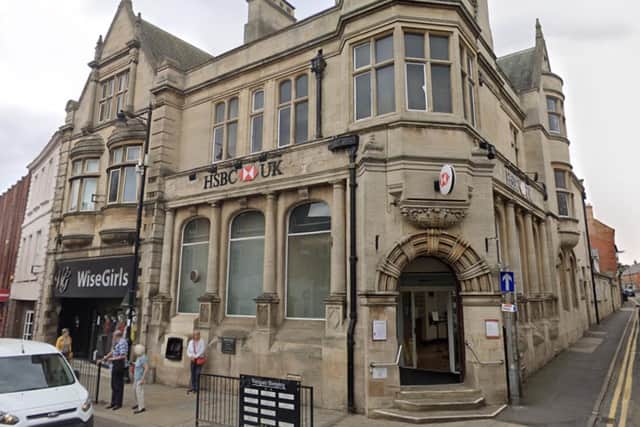 The Sleaford HSBC branch is to close in 2023. Photo: Google