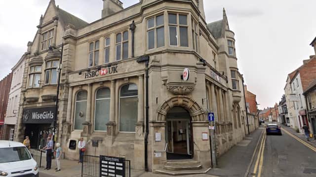 The Sleaford HSBC branch is to close in 2023. Photo: Google