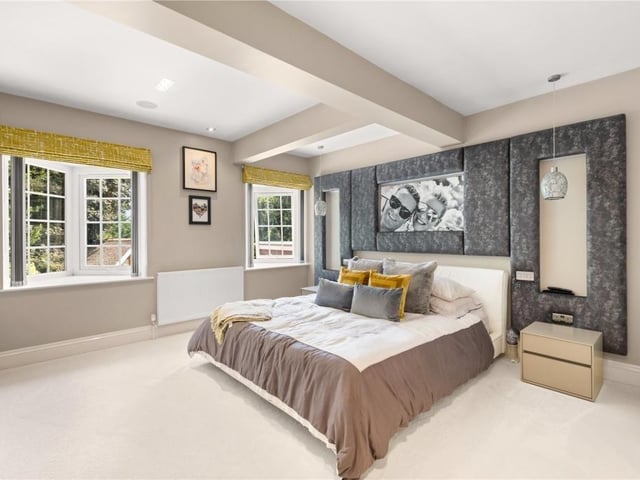 The bedroom with en suite.